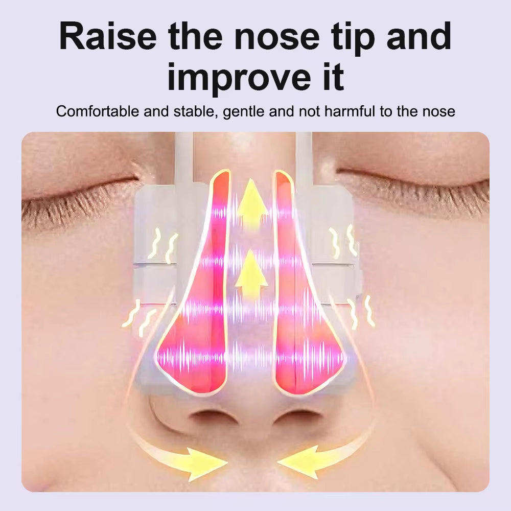 5 Modes EMS Nose Lift Clip Electrical Muscle Stimulation Nose Shaper RechargeablRechargeable EMS Nose Shaper – 5-Mode Nose Bridge Lifting Clipe Beauty Device for Nose Bridge Adjuster