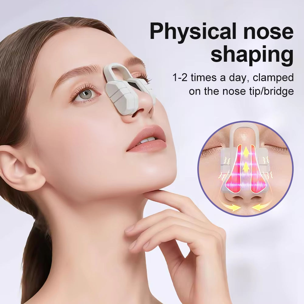 5 Modes EMS Nose Lift Clip Electrical Muscle Stimulation Nose Shaper RechargeablRechargeable EMS Nose Shaper – 5-Mode Nose Bridge Lifting Clipe Beauty Device for Nose Bridge Adjuster