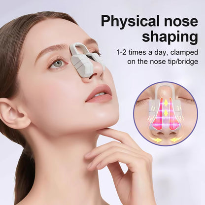 5 Modes EMS Nose Lift Clip Electrical Muscle Stimulation Nose Shaper RechargeablRechargeable EMS Nose Shaper – 5-Mode Nose Bridge Lifting Clipe Beauty Device for Nose Bridge Adjuster