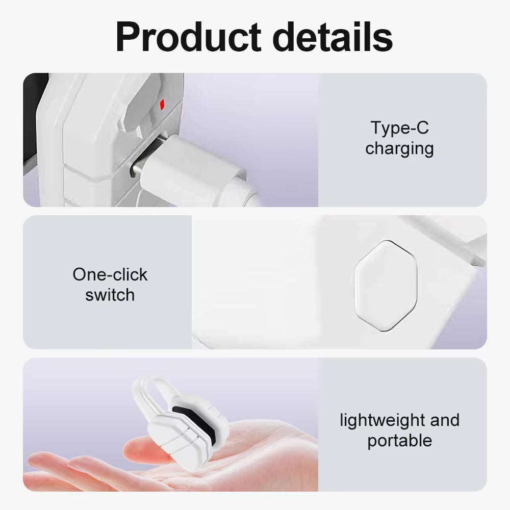 5 Modes EMS Nose Lift Clip Electrical Muscle Stimulation Nose Shaper RechargeablRechargeable EMS Nose Shaper – 5-Mode Nose Bridge Lifting Clipe Beauty Device for Nose Bridge Adjuster