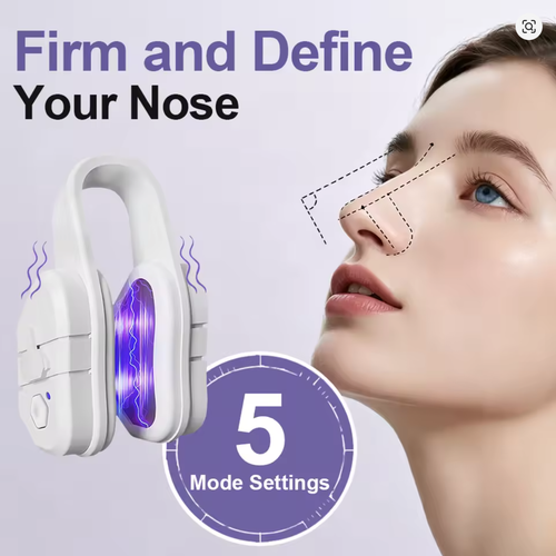 5 Modes EMS Nose Lift Clip Electrical Muscle Stimulation Nose Shaper RechargeablRechargeable EMS Nose Shaper – 5-Mode Nose Bridge Lifting Clipe Beauty Device for Nose Bridge Adjuster